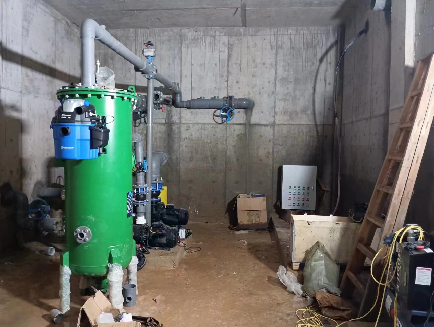 东山问梅稻田乐园二期水处理设备安装现场实拍！